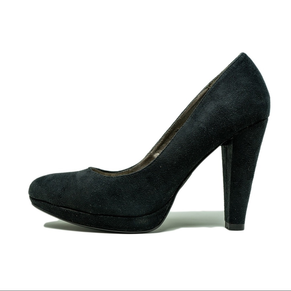 Renato Balestra Suede Pumps, Black, Size: 8 | EU 38